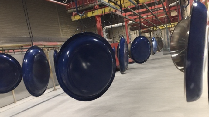 Plateau de présentation avec épargne de la face intérieure