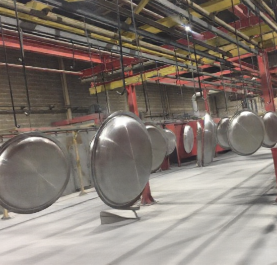 Plateau de présentation avec épargne de la face intérieure