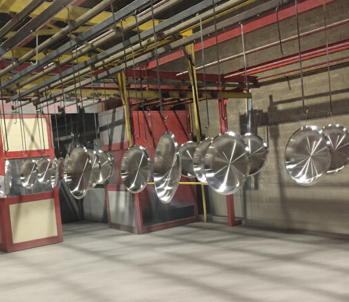 Plateau de présentation avec épargne de la face intérieure