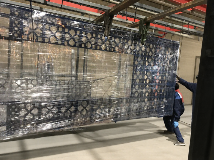 Rénovation du portail de la caserne Monge de la Garde Républicaine