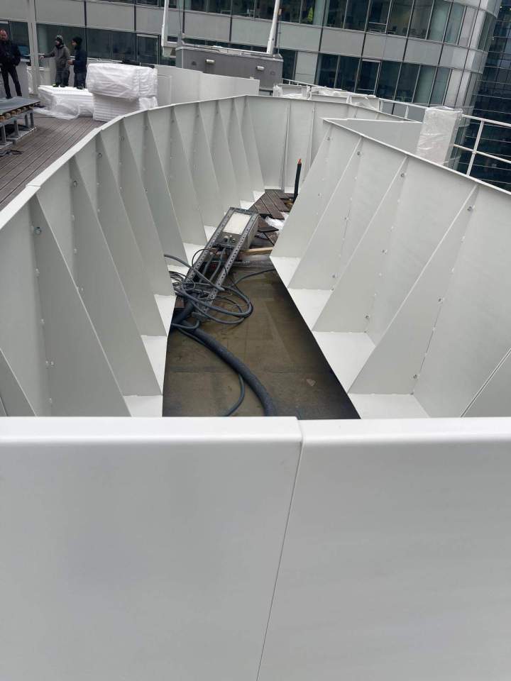 Jardinières-chantier Paris la Défense