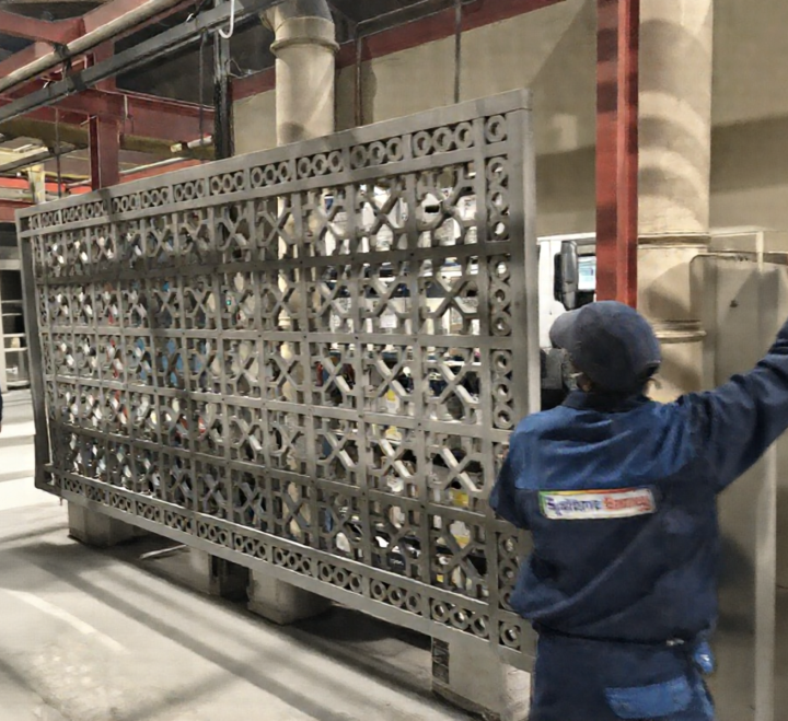 Rénovation du portail de la caserne Monge de la Garde Républicaine